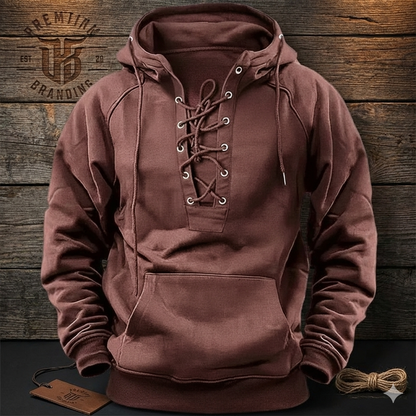 Men’s Mountain-Ready Pullover with Reinforced Cuffs
